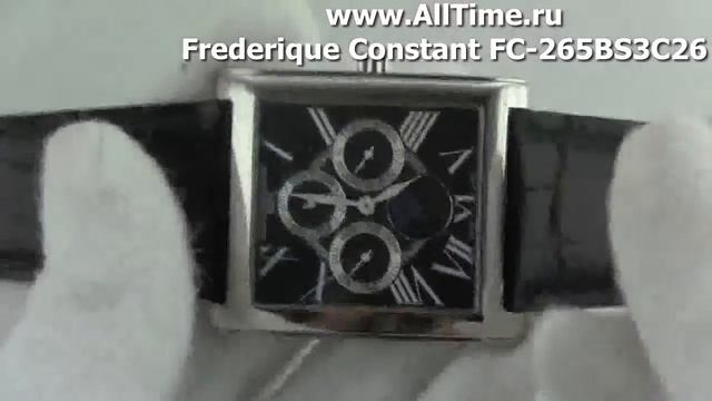 Мужские наручные швейцарские часы Frederique Constant FC-265BS3C26 смотреть онлайн
