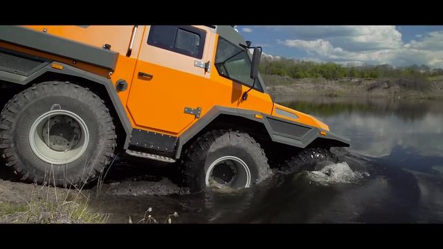 Вездеход Шаман 8х8. Ролик 2016. смотреть онлайн