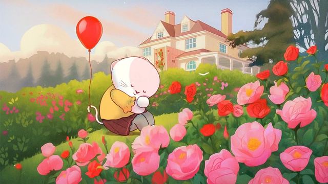 Lazy Spring Morning ️🎈 Lofi Spring Vibes ️🎈 Morning Lofi Songs To Make You Calm And Feel Peaceful смотреть онлайн