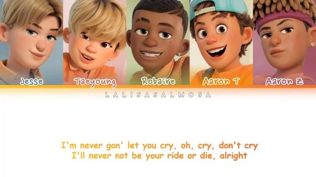 Nobody Like U - 4*TOWN from Turning Red (Color Coded lyrics) смотреть онлайн