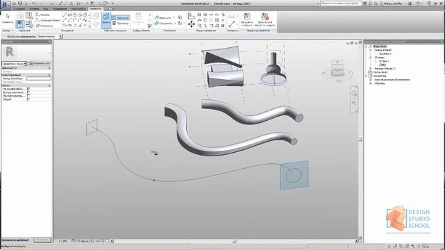#Revit Базовый курс. Урок 030 - Концептуальные формы смотреть онлайн