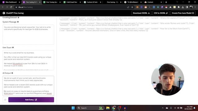 Turn ChatGPT into a POWERHOUSE with This - Fine Tuning Tutorial смотреть онлайн
