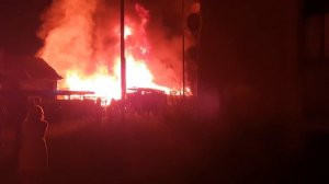 Пожар на ул. Молодцова п. Нейво-Рудянка