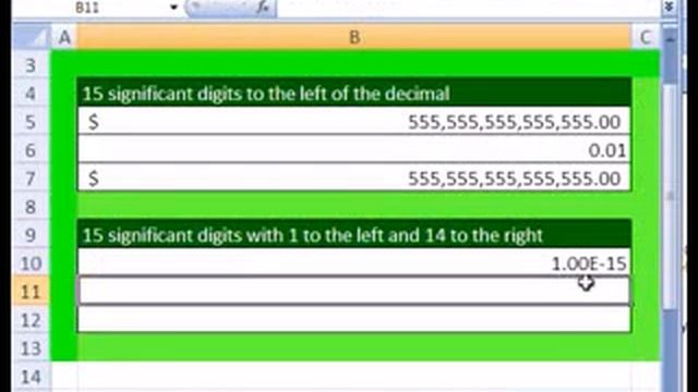 Excel Magic Trick - 73_Excel Limit is 15 significant digits смотреть онлайн