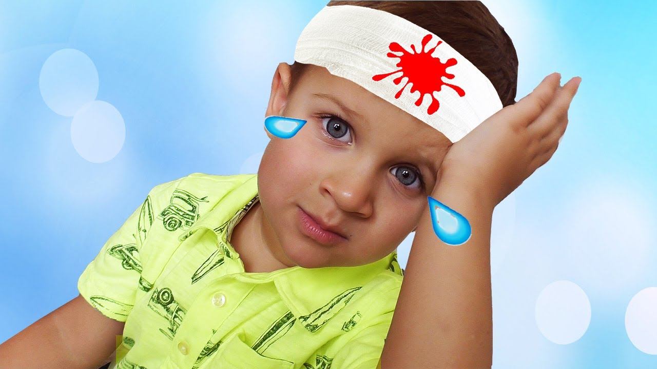 Five Bad Baby Jumping On The Bed Nursery Rhymes for Children Simple Songs for Kids смотреть онлайн