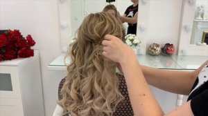 ПРИЧЕСКА ВЕЧЕРНЯЯ ! Прическа на выпускной. Свадебная прическа. ХВОСТ