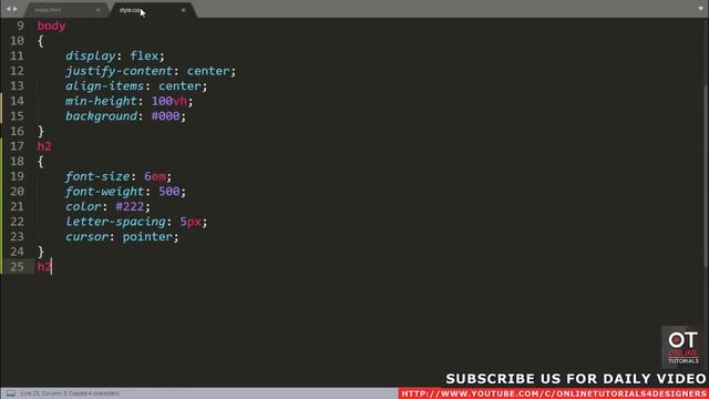 CSS Glowing Text Hover Effects | Quick HTML CSS Tutorial For Beginner смотреть онлайн