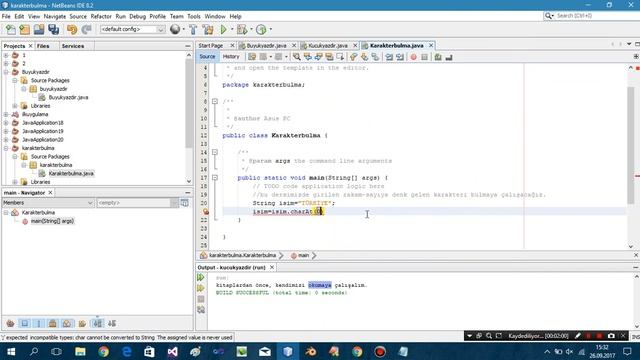Java Ders 7 - CharAt Kullanımı смотреть онлайн