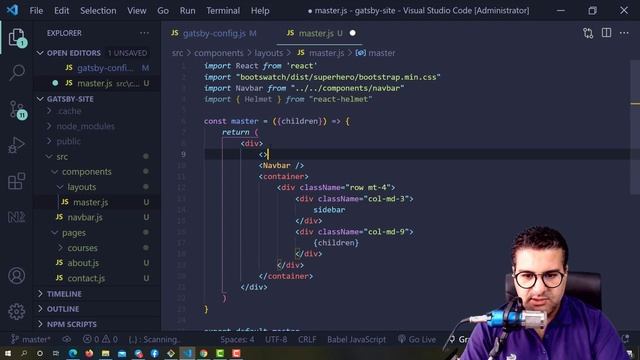 GATSBY FRAMEWORK | SEO WITH HELMET | BRIGHT CODING | PART5 смотреть онлайн