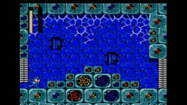 Sega Mega Drive 2 (Smd) 16-bit MegaMan (RockMan) 3 part Stage  Unknown RobotMan 2