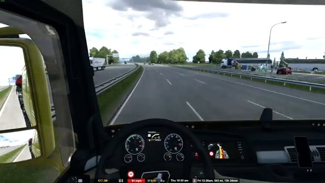MAN TGX 33.640 | ETS2 1.45 | Mods | MAN Euro 6 + D2676 Sound Mod | Long Shakedown Drive to Poland смотреть онлайн
