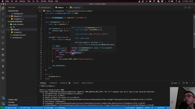 TUTORIAL SCRAPPING WEBSITE BERITA INDONESIA & POST KE TELEGRAM CHANNEL смотреть онлайн