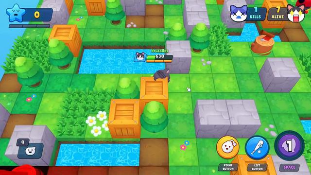 Bombergrounds: Reborn Gameplay A Free to Play Bomber Battle Royale with Cute Animals смотреть онлайн