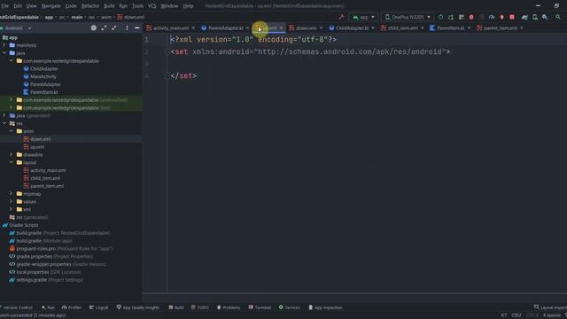Expandable - Nested RecyclerView With Animations ( Child Taking Full Width ) #androidstudio #kotlin смотреть онлайн