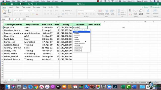 Excel For Mac 2019 Tutorial: Relative vs Absolute References with this Microsoft Excel Tutorial смотреть онлайн