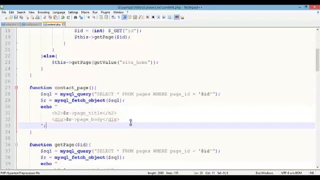 Adding contact us page in PHP website смотреть онлайн