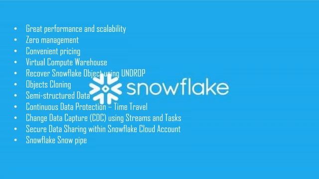SNOWFLAKE tutorials || Demo - 1 || by Mr. Shekhar On 20-03-2023 @7AM IST смотреть онлайн