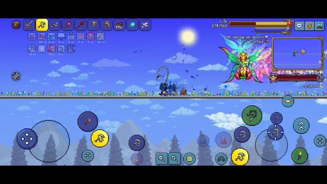 Terraria Mobile - Summoner's Truest Calamity [MMFTW] #10- Plantera & Daytime Empress смотреть онлайн