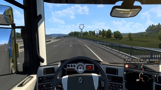 ETS2 | Renault Magnum | Milan - Rennes смотреть онлайн