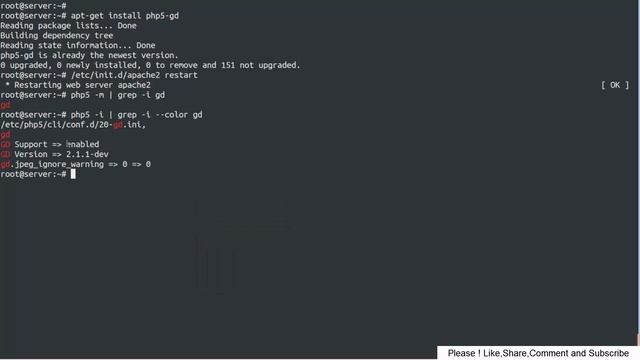 How To Install or Add PHP GD Support To Apache Web Server смотреть онлайн