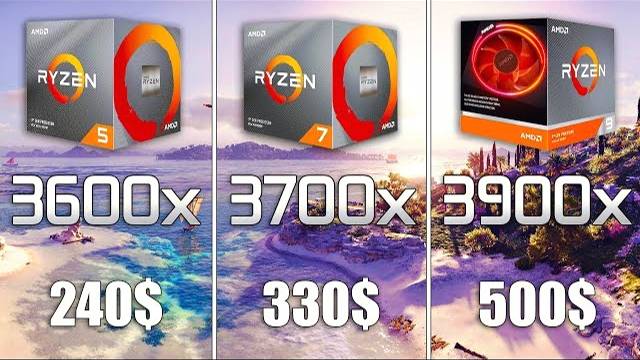 Ryzen 5 3600x Vs Ryzen 7 3700x Vs Ryzen 9 3900x