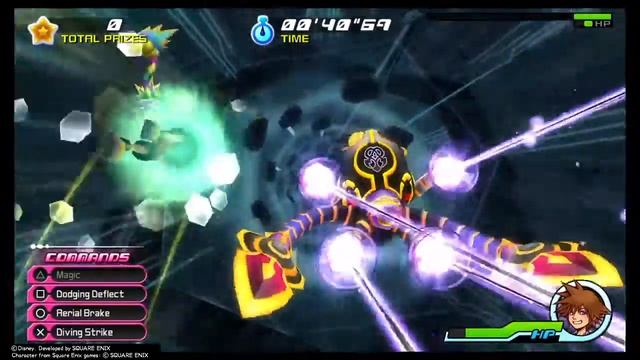 KINGDOM HEARTS Dream Drop Distance HD Tron World Dive Mode A Rank (Sora) смотреть онлайн