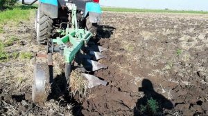 Закончил мучения с плугом Бомет. Изменил угол отвала.