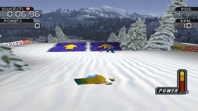 PS1 Cool Boarders 3 Intro & Gameplay смотреть онлайн