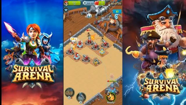 Survival Arena: Tower Defense| My first play and I am liking it!| Roygamer| Android gameplay смотреть онлайн