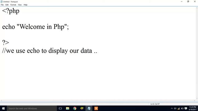 how to run hello world program in php смотреть онлайн