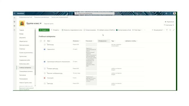Работа с тегами изображений на сайте SharePoint смотреть онлайн