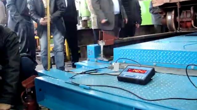 Весы вагонные бесфундаментные, испытания. Baseless train scale смотреть онлайн