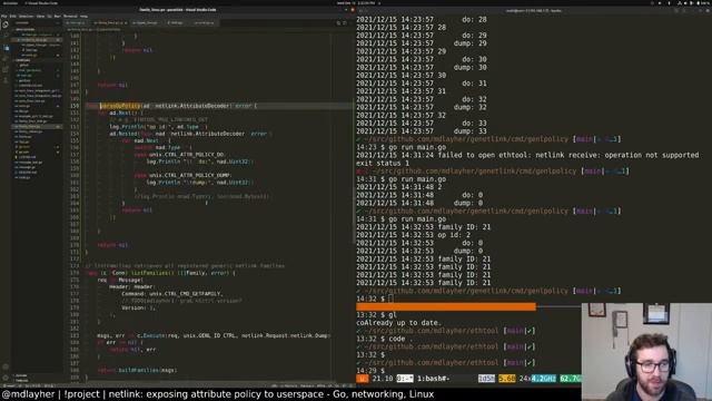 netlink and vsock: attribute policies and fixing up my VM sockets package (December 15, 2021) смотреть онлайн