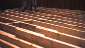 Деревянный настил с бассейном на даче своими руками 4К