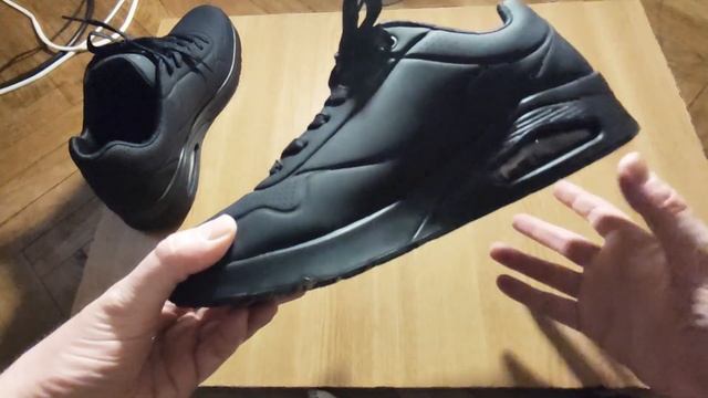 Skechers UNO Stand on Air Black смотреть онлайн