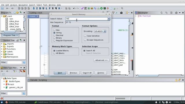 Patching BInaries with Ghidra смотреть онлайн