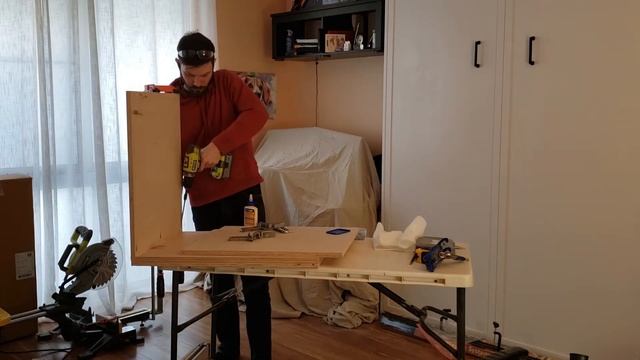 Mobile Table Saw Stand & Shop Vac Storage for Small Workshop | DIY Scrap Plywood Project смотреть онлайн