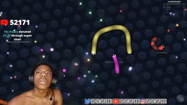 IShowSpeed Plays Slither.io (FULL VIDEO) смотреть онлайн