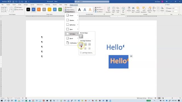 Word 2019/365 WordArt