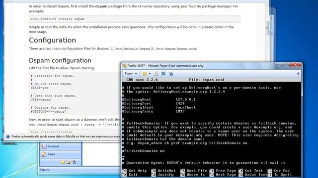 Install and Configure Postfix and DSPAM смотреть онлайн