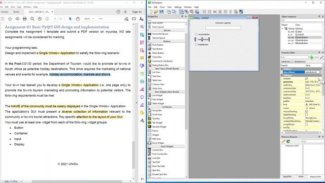 INF2611 - 2021 - Assignment1 - GUI Design Only смотреть онлайн