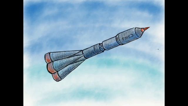 Ракета Поэтапное рисование карандашом #howtodraw A Rocket Step By Step Drawing