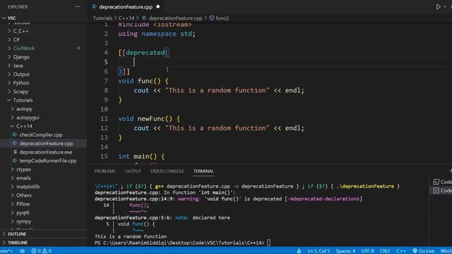 C++14 Deprecated Attribute - How and Why you should use it! смотреть онлайн