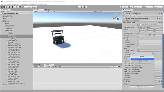 ROS#: Unity Simulation Scene смотреть онлайн