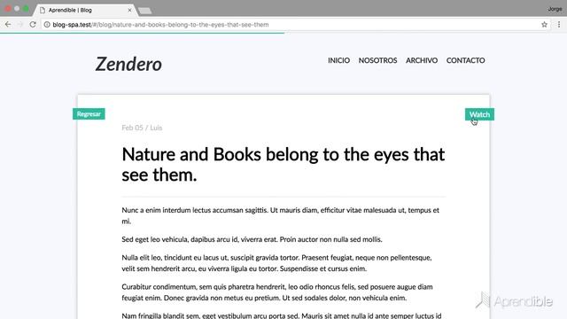 Construyendo un SPA con Vue.js & Laravel смотреть онлайн