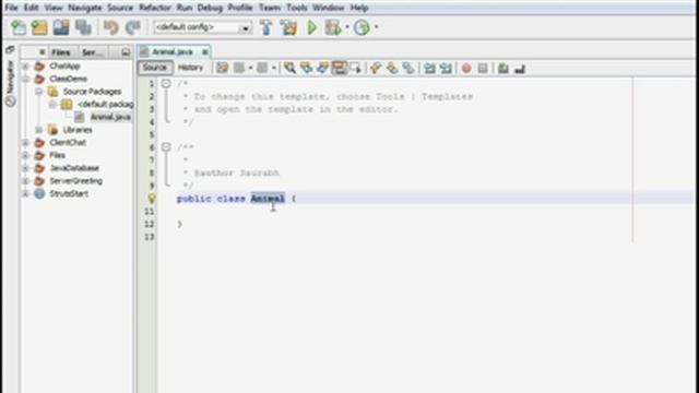 java tutorial #2 How to create a simple class in java using netbeans IDE смотреть онлайн