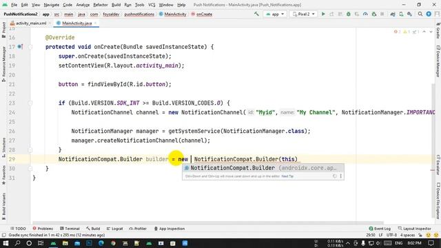 Push Notifications In Android #androidstudio #java #notification #Bangla