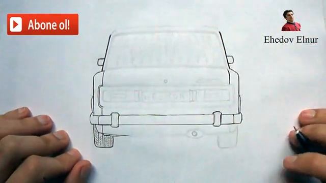 Как нарисовать ВАЗ-2106 поэтапно_рисуем шестерку смотреть онлайн