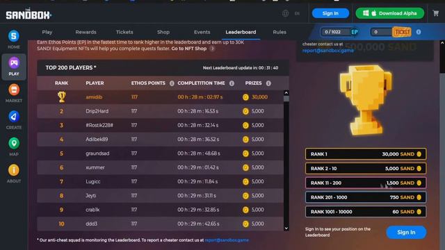 SANBOX КАК ЗАРАБОТАТЬ 500$? | Как заработать на 3 сезоне SANDBOX | Как получить максимум прибыли?