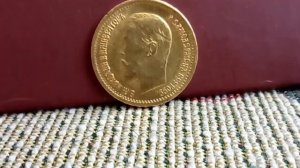 5 рублей 1898 года! Как отличить копию от оригинала! Золотая монета Николая 2! Царская Россия!